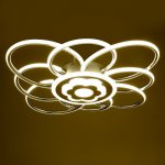 Люстра LED "Лавелли" 115Вт 4000К хром 65х65х7см.