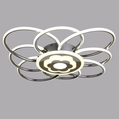 Люстра LED Люстра LED "Лавелли" 115Вт 4000К хром 65х65х7см.