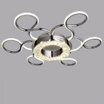 Люстра LED "Латера" 110Вт 4000К хром 62х62х10см.