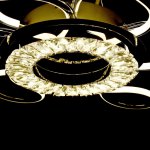 Люстра LED "Латера" 110Вт 4000К хром 62х62х10см.