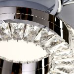 Люстра LED "Латера" 110Вт 4000К хром 62х62х10см.