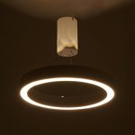 Люстра с ПДУ "Бергамо" 45вт 3000-6000К LED белый d.40см