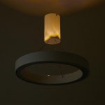 Люстра с ПДУ "Бергамо" 45вт 3000-6000К LED белый d.40см