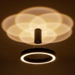 Люстра с ПДУ "Бергамо" 45вт 3000-6000К LED золотой d.40см