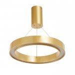 Люстра с ПДУ "Бергамо" 45вт 3000-6000К LED золотой d.40см