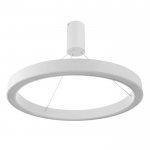 Люстра с ПДУ "Бергамо" 65вт 3000-6000К LED  белый d.60см