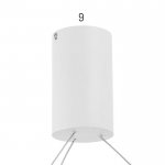 Люстра с ПДУ "Бергамо" 65вт 3000-6000К LED  белый d.60см