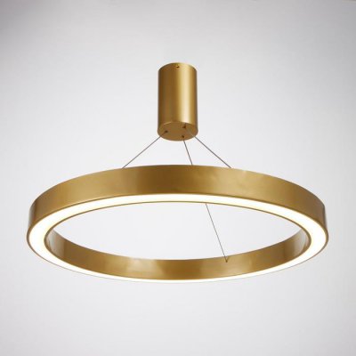 Люстра с ПДУ "Бергамо" 65вт 3000-6000К LED  золото d.60см