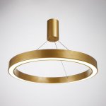 Люстра с ПДУ "Бергамо" 65вт 3000-6000К LED  золото d.60см