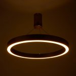 Люстра с ПДУ "Бергамо" 65вт 3000-6000К LED  золото d.60см