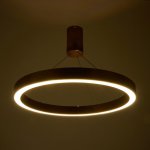 Люстра с ПДУ "Бергамо" 65вт 3000-6000К LED  золото d.60см