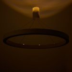 Люстра с ПДУ "Бергамо" 80вт 3000-6000К LED белый d.80см