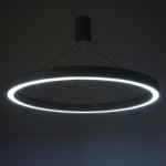 Люстра с ПДУ "Бергамо" 80вт 3000-6000К LED белый d.80см