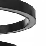 Люстра с ПДУ "Бергамо" 90вт 3000-6000К LED  черный d.40+60см