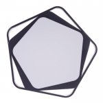 Люстра  "Лароне" LED 94Вт 3 режима 3000-6000К черный 50х50х8 см