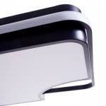 Люстра  "Лорета" LED 94Вт 3 режима 3000-6000К черный 50х50х8 см