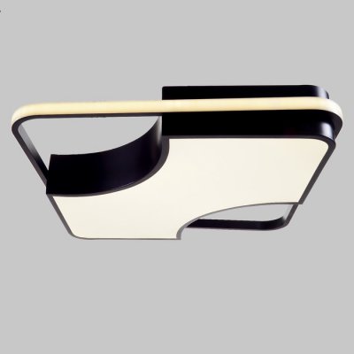 Люстра  "Лорета" LED 94Вт 3 режима 3000-6000К черный 50х50х8 см