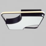 Люстра  "Лорета" LED 94Вт 3 режима 3000-6000К черный 50х50х8 см