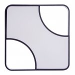 Люстра  "Лорета" LED 94Вт 3 режима 3000-6000К черный 50х50х8 см