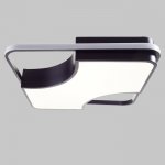 Люстра  "Лорета" LED 94Вт 3 режима 3000-6000К черный 50х50х8 см