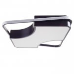 Люстра  "Лорета" LED 94Вт 3 режима 3000-6000К черный 50х50х8 см