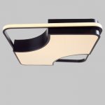 Люстра  "Лорета" LED 94Вт 3 режима 3000-6000К черный 50х50х8 см