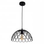 Светильник "Дельта" 1xE27 40Вт черный 30х30х100 см.