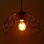 Светильник "Дельта" 1xE27 40Вт черный 30х30х100 см.