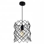 Светильник "Сопрано" 1xE27 40Вт черный 25х25х100 см.