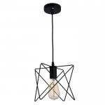 Светильник "Шелби" 1xE27 40Вт черный 20х20х100 см.