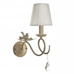 Бра "Мелания" 1хE14 40Вт бронза 33х15х43 см.