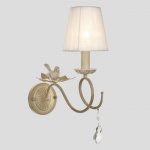 Бра "Мелания" 1хE14 40Вт бронза 33х15х43 см.