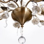 Люстра "Жасмин" 5хE14 40Вт бронза 64х64х50 см.