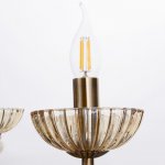 Люстра "Жасмин" 5хE14 40Вт бронза 64х64х50 см.