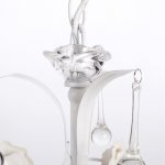 Люстра "Аделина" 5хE14 40Вт белый-желтый 51х51х55 см.