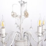 Люстра "Аделина" 5хE14 40Вт белый-желтый 51х51х55 см.