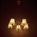 Люстра "Азалия" 5хE14 40Вт белый 58х58х39 см.