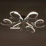 Люстра "Севилья" LED 78Вт 4000К хром 65х65х13 см.