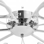 Люстра "Севилья" LED 78Вт 4000К хром 65х65х13 см.