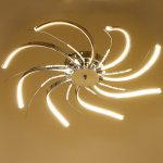 Люстра "Сицилия" LED 64Вт 4000К хром 67х67х18,5 см.