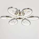 Люстра "Сильвия" LED 78Вт 4000К хром 56х56х17 см.