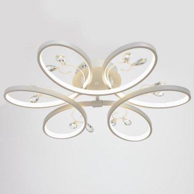 Люстра "Сильвия" LED 78Вт 4000К белый 56х56х17 см.