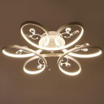 Люстра "Сильвия" LED 78Вт 4000К белый 56х56х17 см.