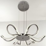 Люстра "Вега" LED 162Вт 3 режима 3000-6000К хром 66х66х85 см.