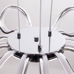 Люстра "Вега" LED 162Вт 3 режима 3000-6000К хром 66х66х85 см.