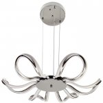 Люстра "Вега" LED 162Вт 3 режима 3000-6000К хром 66х66х85 см.