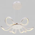 Люстра "Вега" LED 162Вт 3 режима 3000-6000К белый 66х66х85 см.