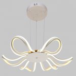 Люстра "Вега" LED 162Вт 3 режима 3000-6000К белый 66х66х85 см.