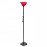 Торшер 1341059BK+RED/1 15Вт E27 черный-красный