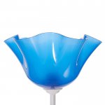 Торшер 1341059WT+BL/1 15Вт E27 белый-синий